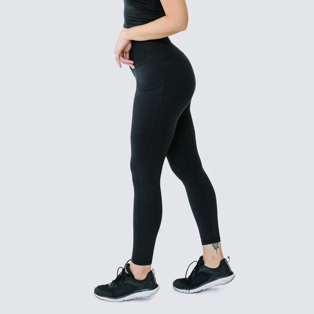 SoftLuxe Stay Put Leggings - Solid Black | Love and Fit