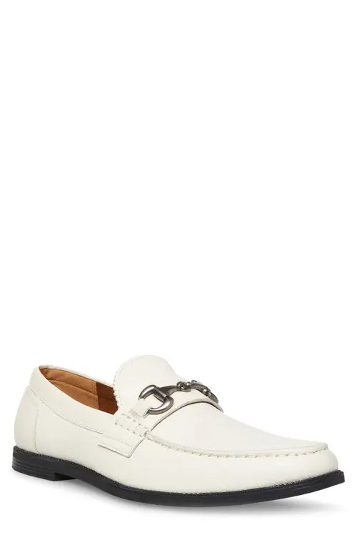 Steve Madden Rowyn Bit Loafer in White at Nordstrom, Size 11.5 | Nordstrom
