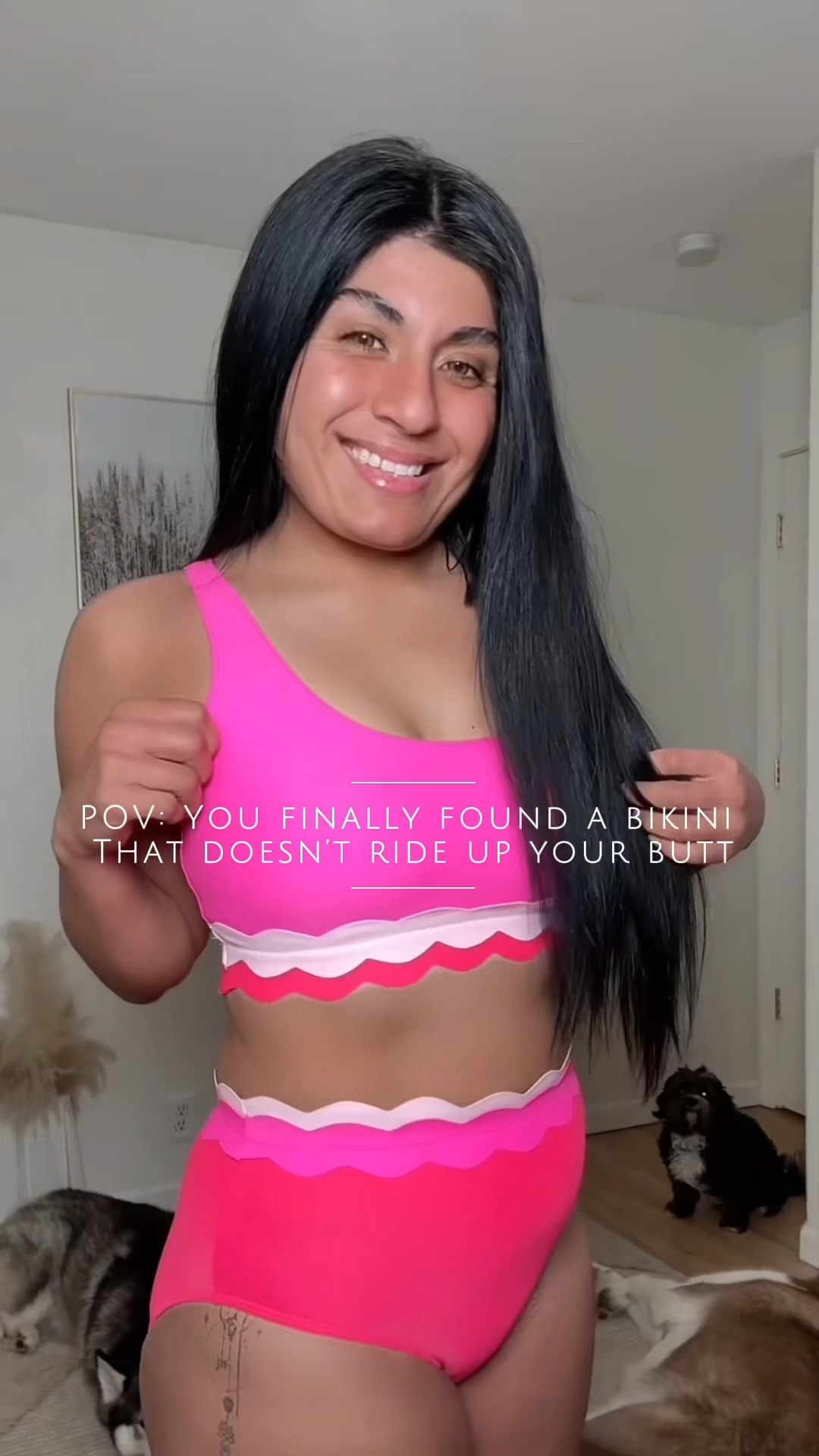 Finally a bikini that stays put, smooths the lower tummy, and actually makes you feel confident.
High waisted, full coverage, thick and double lined, with the cutest scalloped edges for vacation vibes without the resort price.
If you're done fighting your swimsuit, this one is it. @popvilshop
Link on screen
#highwaistedbikini #fullcoverageswim #tummycontrolswim #flatteringswimsuit #poolseasonready 

#LTKootd #LTKmomlife #LTKFindsUnder50