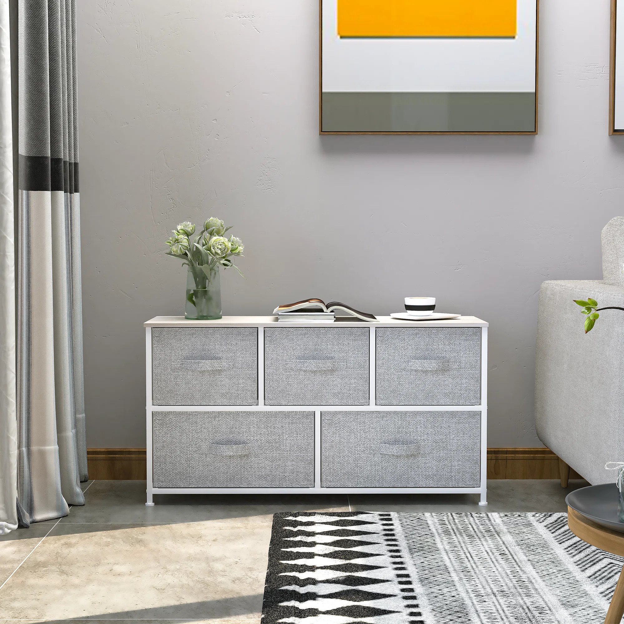 Kijuana 39.4'' W 5 - Drawer Dresser | Wayfair North America