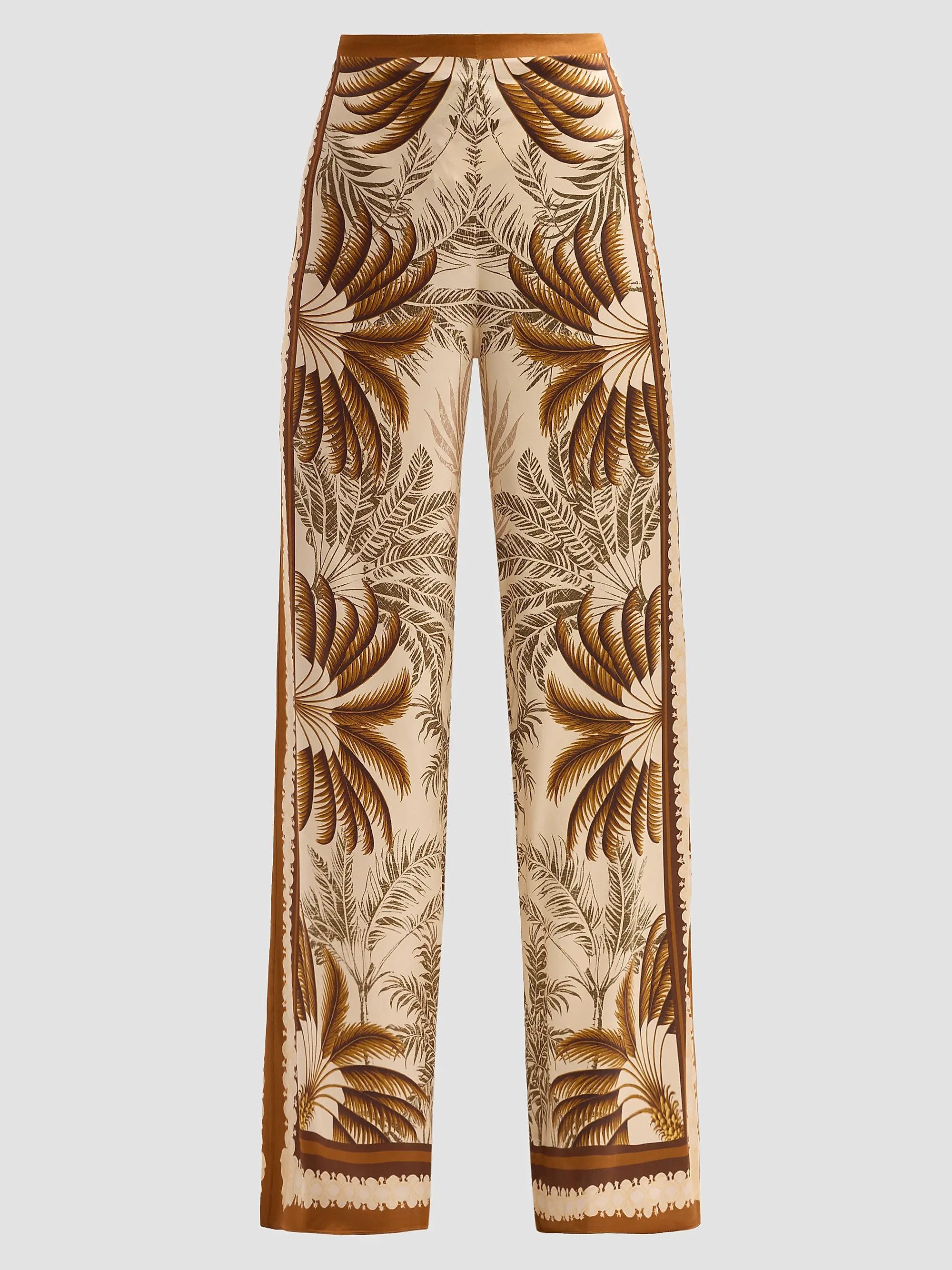 Sunny Printed Satin Wide-Leg Pants | Saks Fifth Avenue