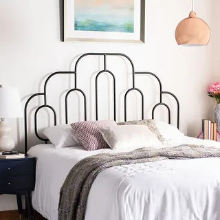 SAFAVIEH Paloma Metal Retro Headboard - Gold - Queen | Bed Bath & Beyond