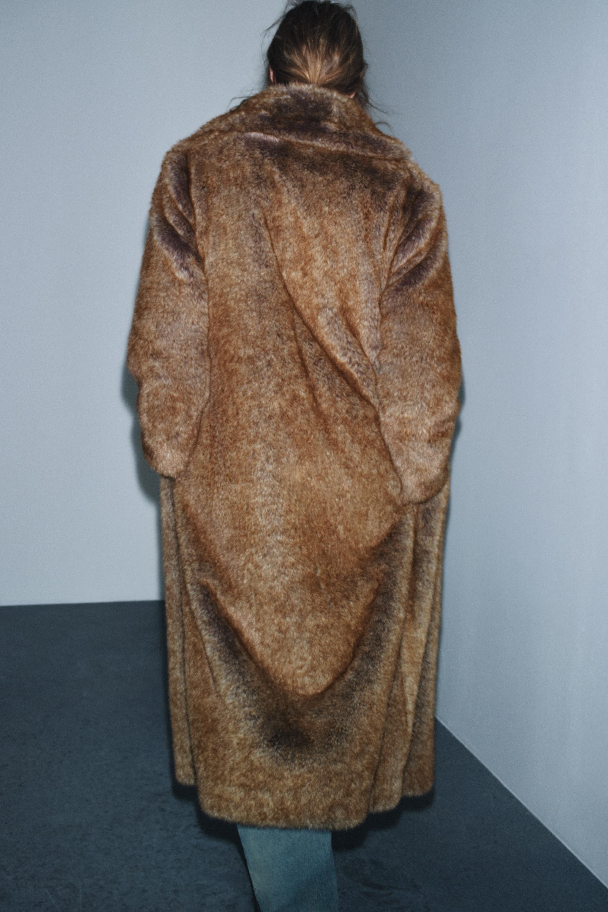 FAUX FUR COAT ZW COLLECTION LIMITED EDITION | Zara UK