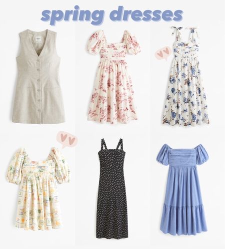spring dresses from Abercrombie 🌸 

Also great for resort wear, wedding guest, and Easter!! These styles all come in multiple color options 

#LTKmidsize #LTKsalealert #LTKwedding