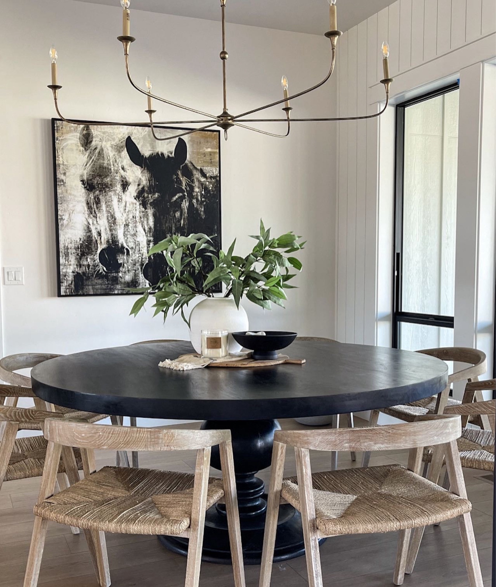 Modern Farmhouse Dining Room🤍
Dining table, dining chair, chandelier dining room decor

#LTKstyletip #LTKhome
