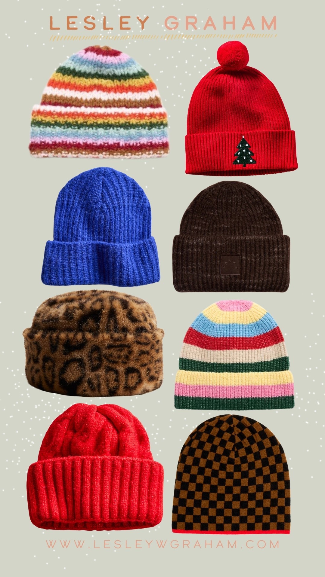 Fall/winter beanies autumn color palette Christmas festive leopard print cozy. Love them all!!

#LTKSeasonal #LTKHoliday #LTKOver40