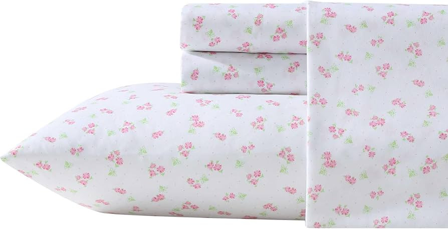 Laura Ashley - Kids Sheet Set, Ultra-Soft & Breathable Toddler Bedding with Matching Pillowcases,... | Amazon (US)