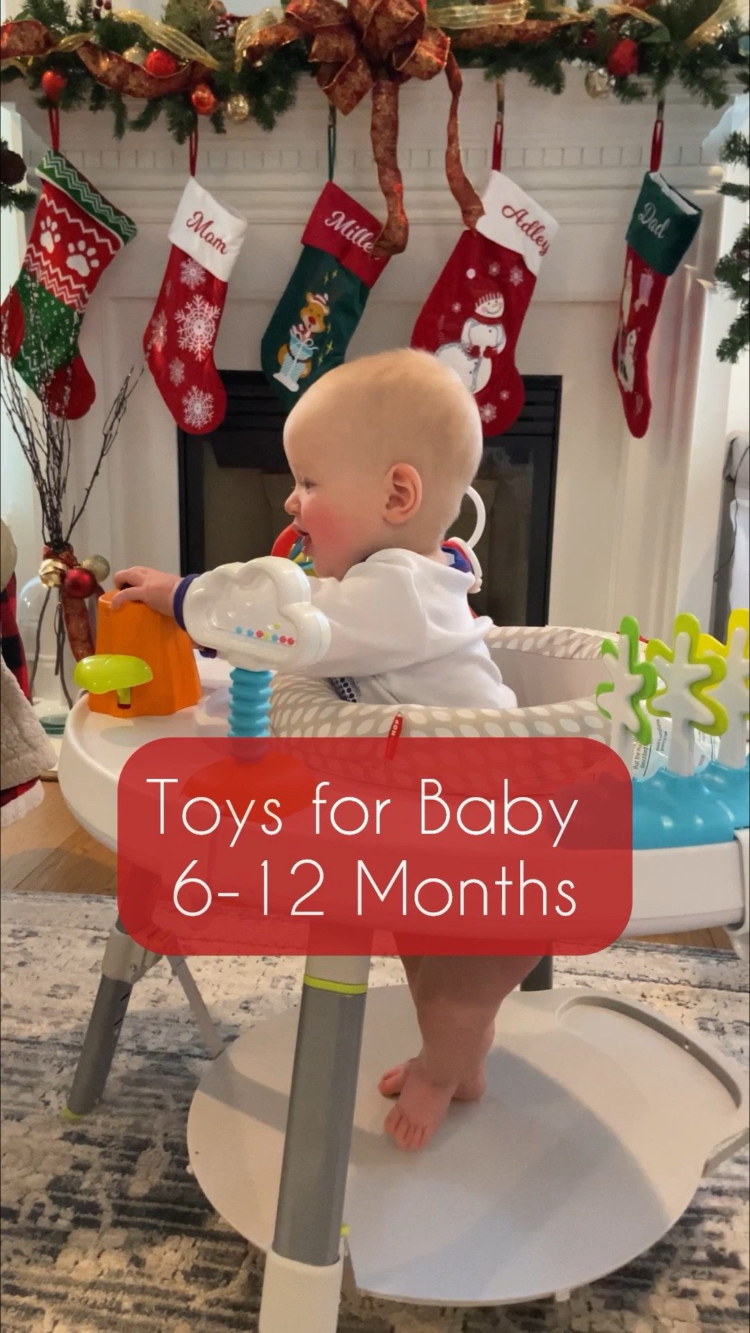 Gifts for babies 6-12 months

Play Table: I started using this with both babies around 4/5 months. It grows with your baby and converts into a table when they’re older. All the toys detach and you can use it as a drawing table or for arts and crafts. 
Fat Brain’s Inny Box: A great developmental toy for babies in this age group. The shapes are all textured to help stimulate their brain. 
Shape Sorter: This is a classic for teaching colors, shape sorting and object permanence. 
Jumper: A parents dream! If I need to get something done this baby jumper provides the entertainment. He will jump and swing and laugh the whole time. 

Baby Christmas | First Birthday Gifts | Baby Shower Gifts d Baby Gift Ideas 


#LTKbaby #LTKGiftGuide #LTKbump