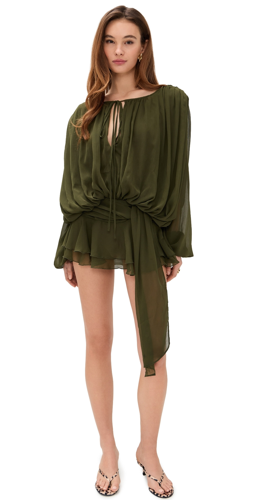 Lioness Elements Mini Dress Safari M | Shopbop