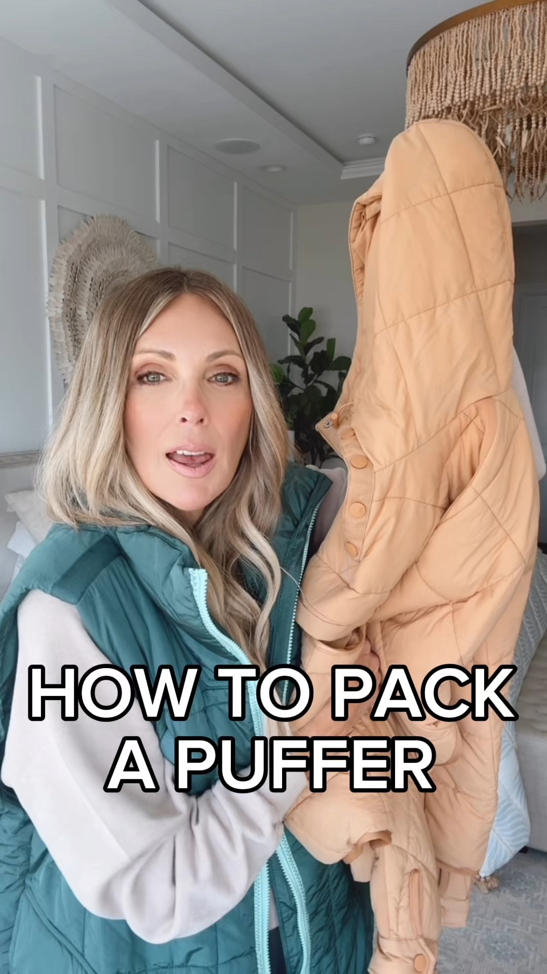 Pack a puffer with a pouch!!  
I always travel with these puffers because they pack up so well!!!! 

@fpmovement #fpmovementpartner #ad 

#LTKOver40 #LTKSeasonal #LTKActive