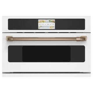 Cafe 30 in. 1.7 cu. ft. Smart Electric Wall Oven and Microwave Combo with 240 Volt Advantium Tech... | The Home Depot