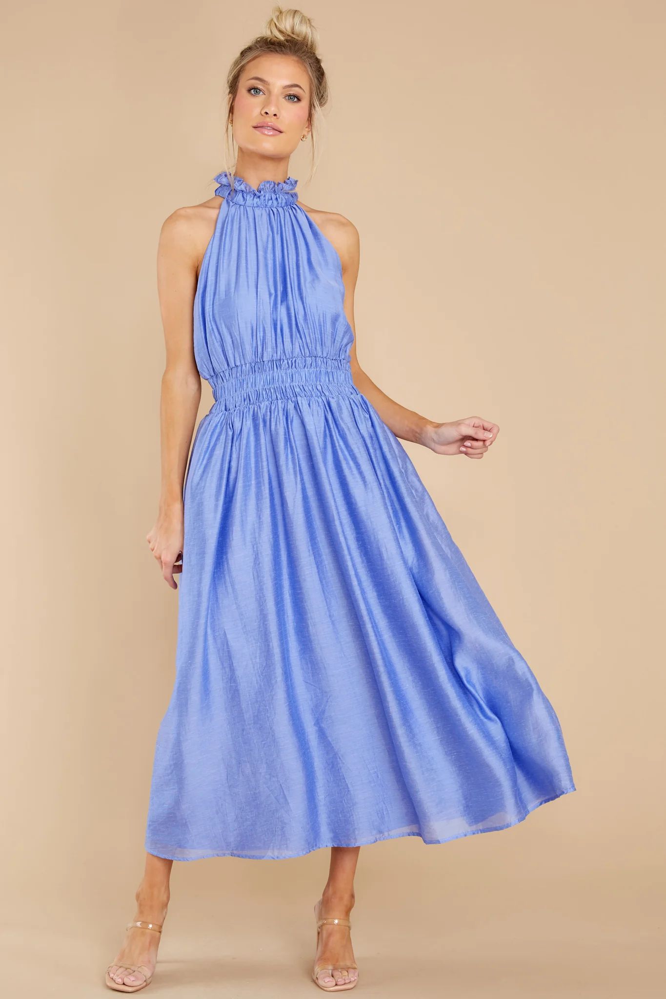 It's Destiny Cornflower Blue Maxi Dress | Red Dress 