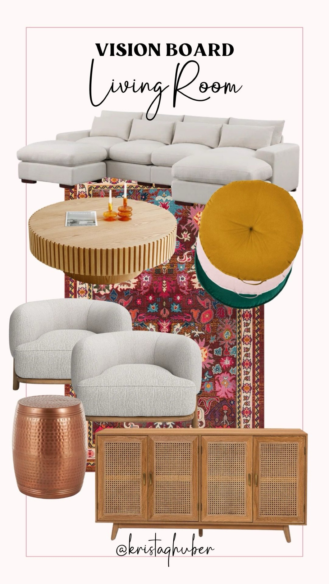 Everything in my Wayfair cart for a living room glow-up! Truly what my beachy boho dreams are made of 😍

#LTKHome
