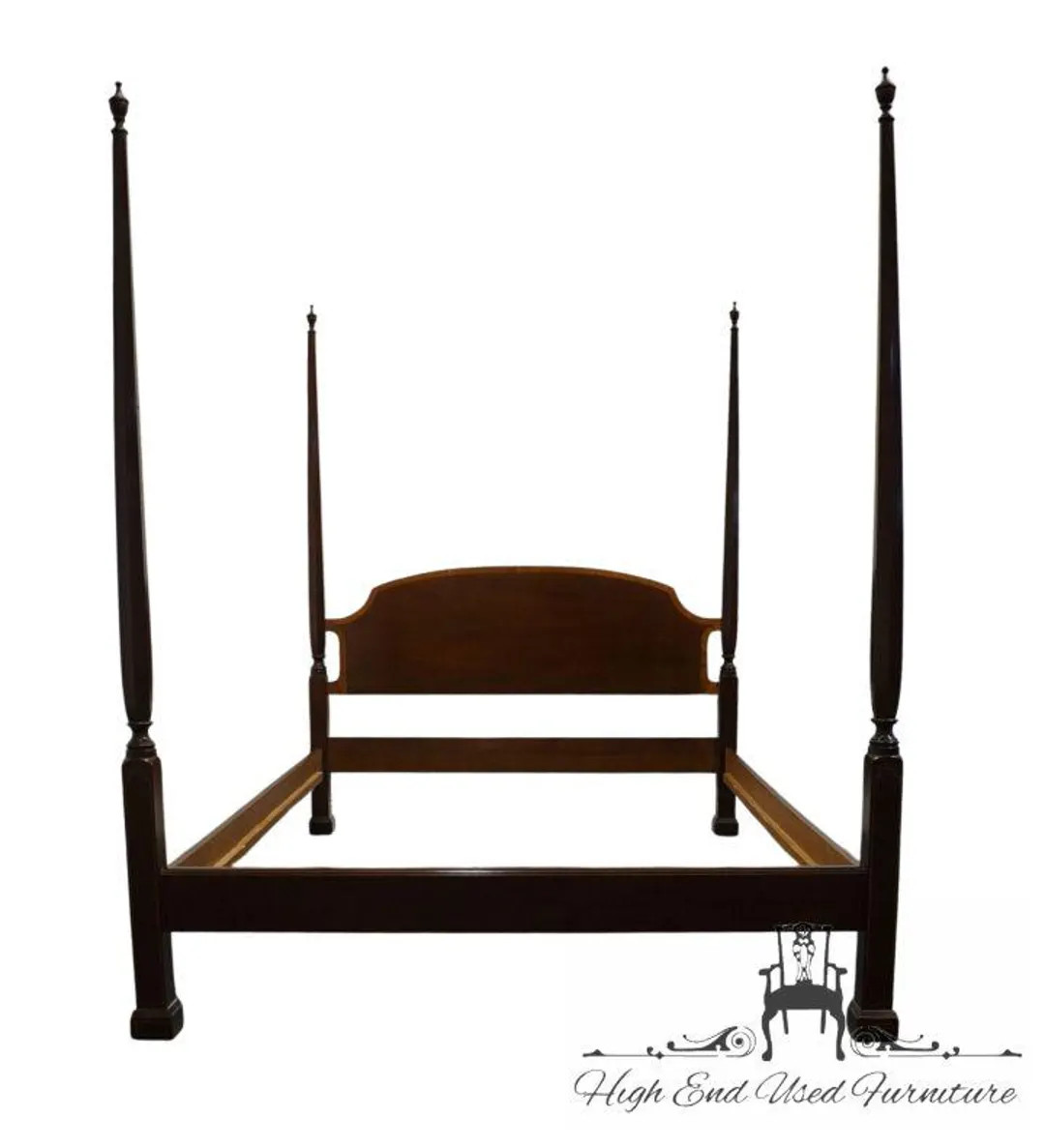 HICKORY CHAIR American Masterpiece Collection Banded Mahogany Traditional Style Queen Size Four P... | Etsy (US)