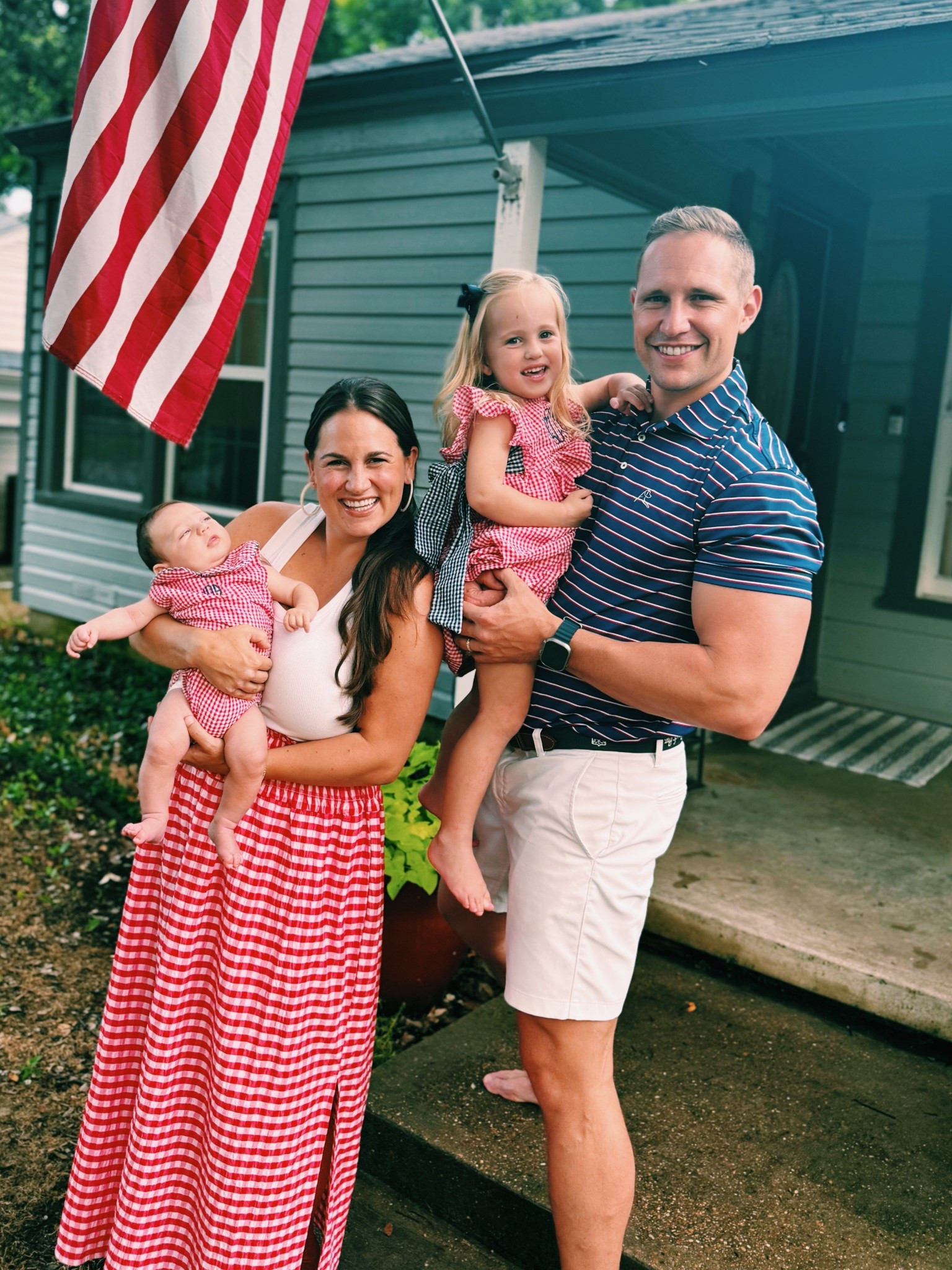 For any red, white & blue fans, these target finds are the cutest and best deal 💙❤️ linking all our outfits because it's always fun to show your American spirit!

#LTKFamily #LTKKids #LTKMens