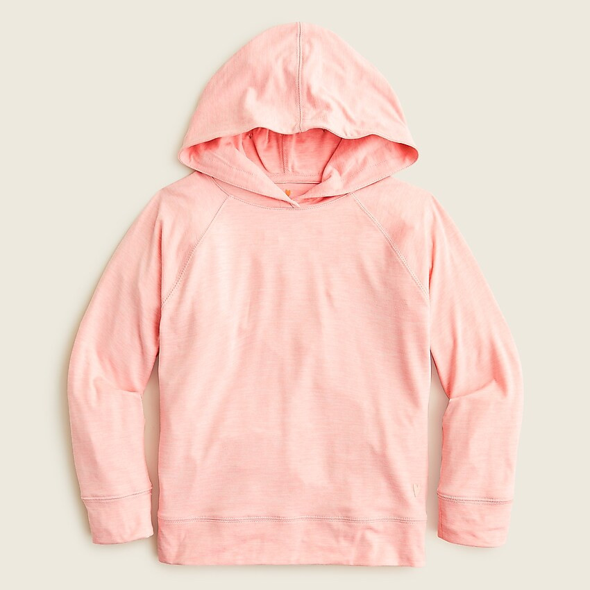 Girls' active lightweight hoodie with UPF 50+ | J. Crew US