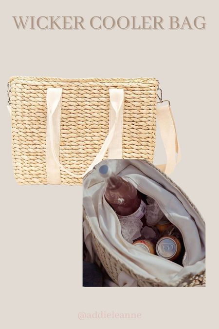 Obsessed with this fashionable cooler! The wicker is perfect for spring and summer. This cooler would be great for the beach or pool.  

#LTKswim #LTKfamily #LTKparties