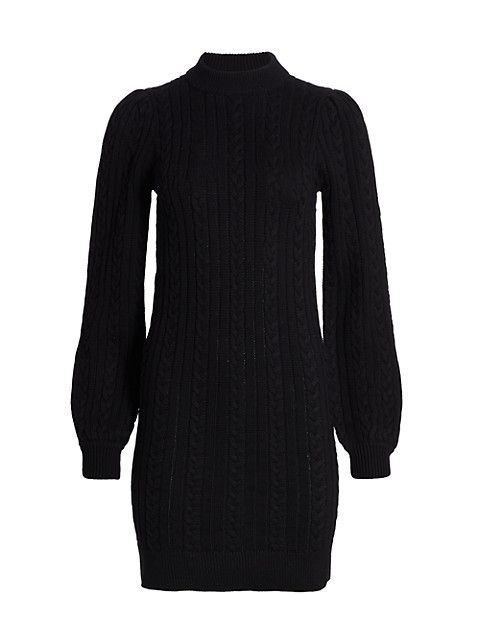 Julie Sweater Dress, Sweater Dress, Sweater Dresses, Black Sweater Dress, Turtleneck Sweater Dress | Saks Fifth Avenue