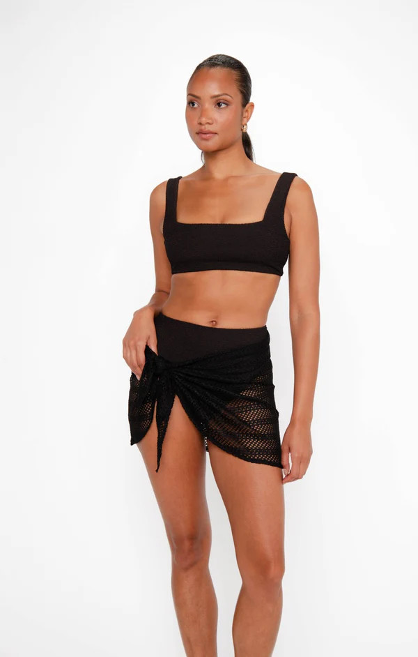 Lido Sarong ~ Black Crochet | Show Me Your Mumu