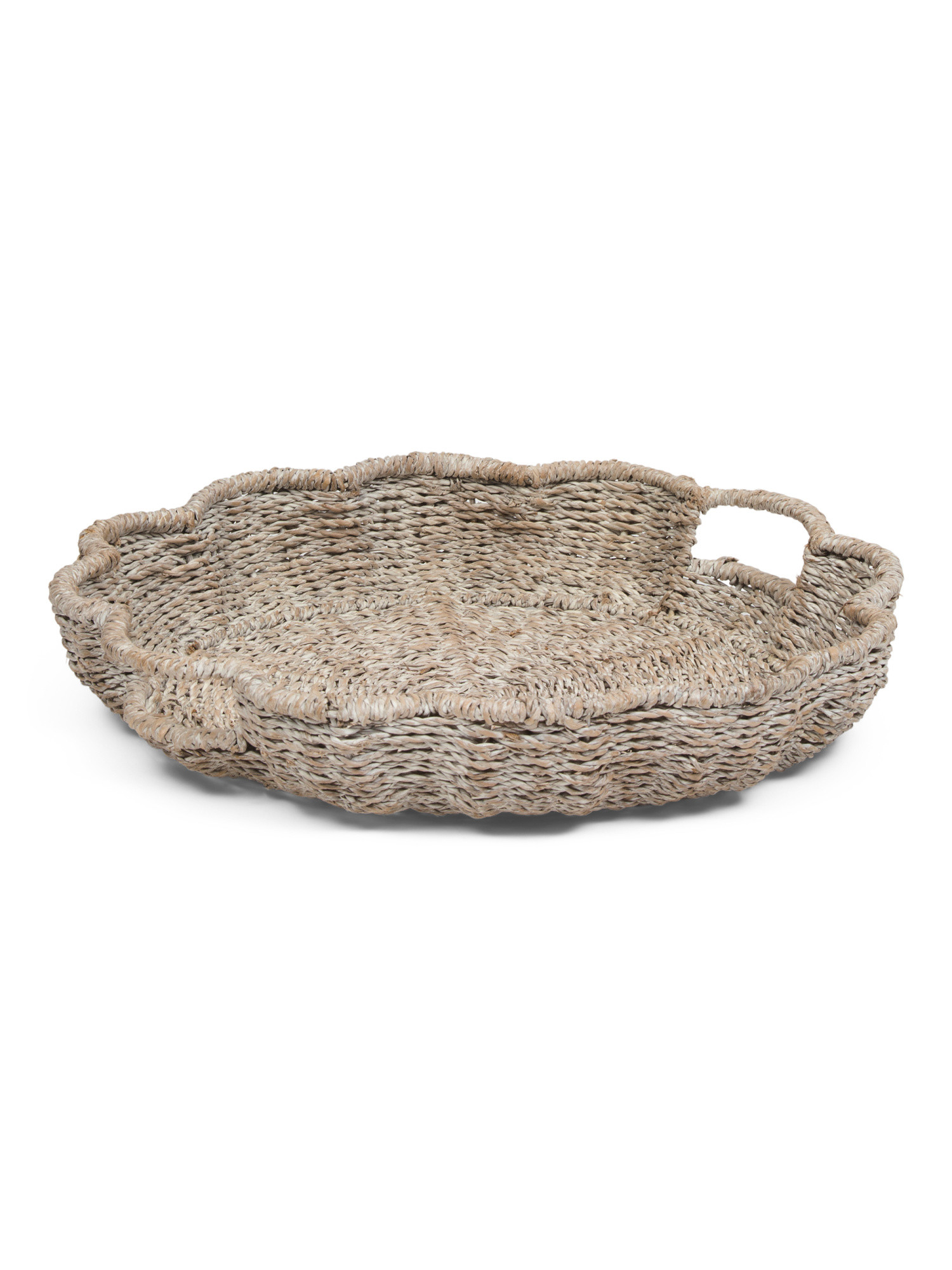 Small Round Bankuan Rope Scalloped Tray | Home | Marshalls | Marshalls