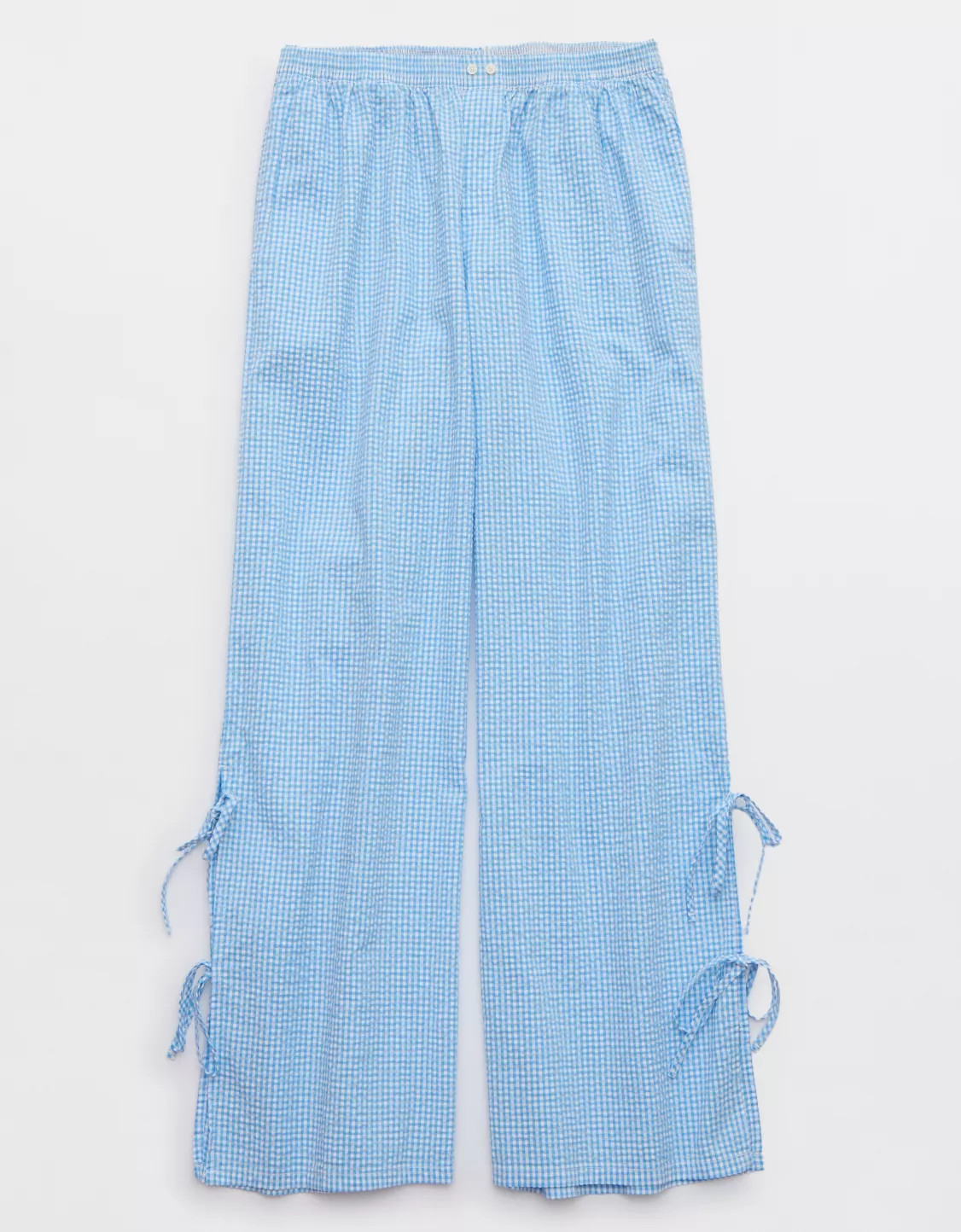 Aerie Off-Duty Seersucker Side Tie Trouser PJ | Aerie