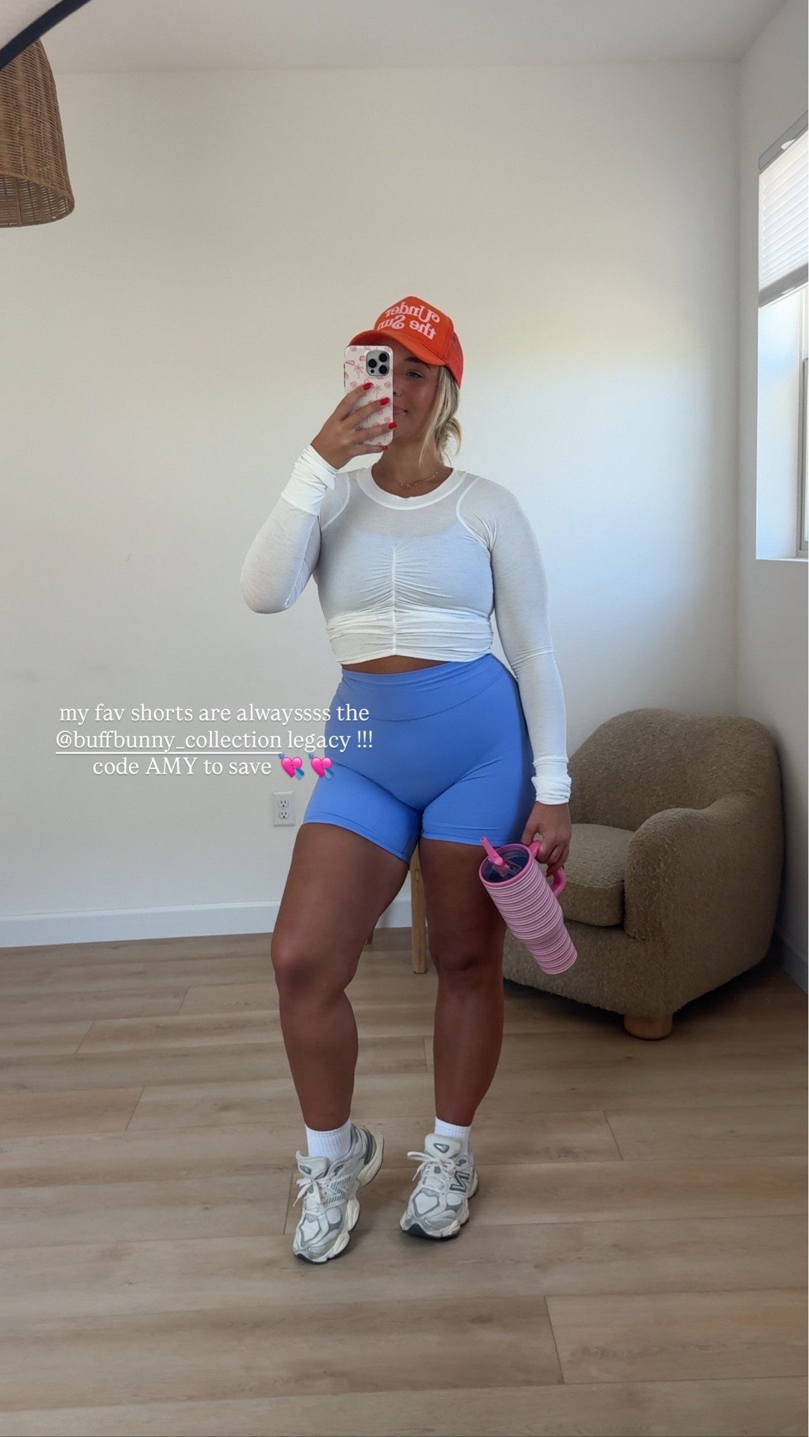 Buffbunny collection discount code ‘AMY’ 
wearing a large in sports bra and shorts, medium in long sleeve !!💘

#LTKMidsize #LTKActive #LTKfitnessgoals