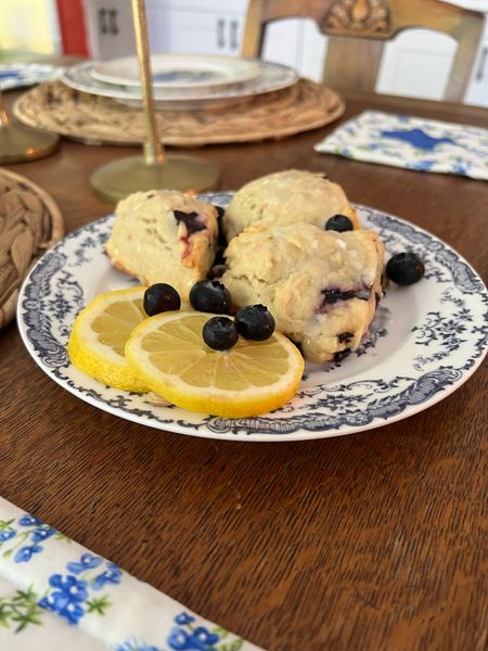 Check out my blog post that will drop by tonight! About baking lemon blueberry scones.  I linked a pink pastry blender and these cute blue and white plates BrandiKimberlyStyle 

#LTKhome #LTKSeasonal