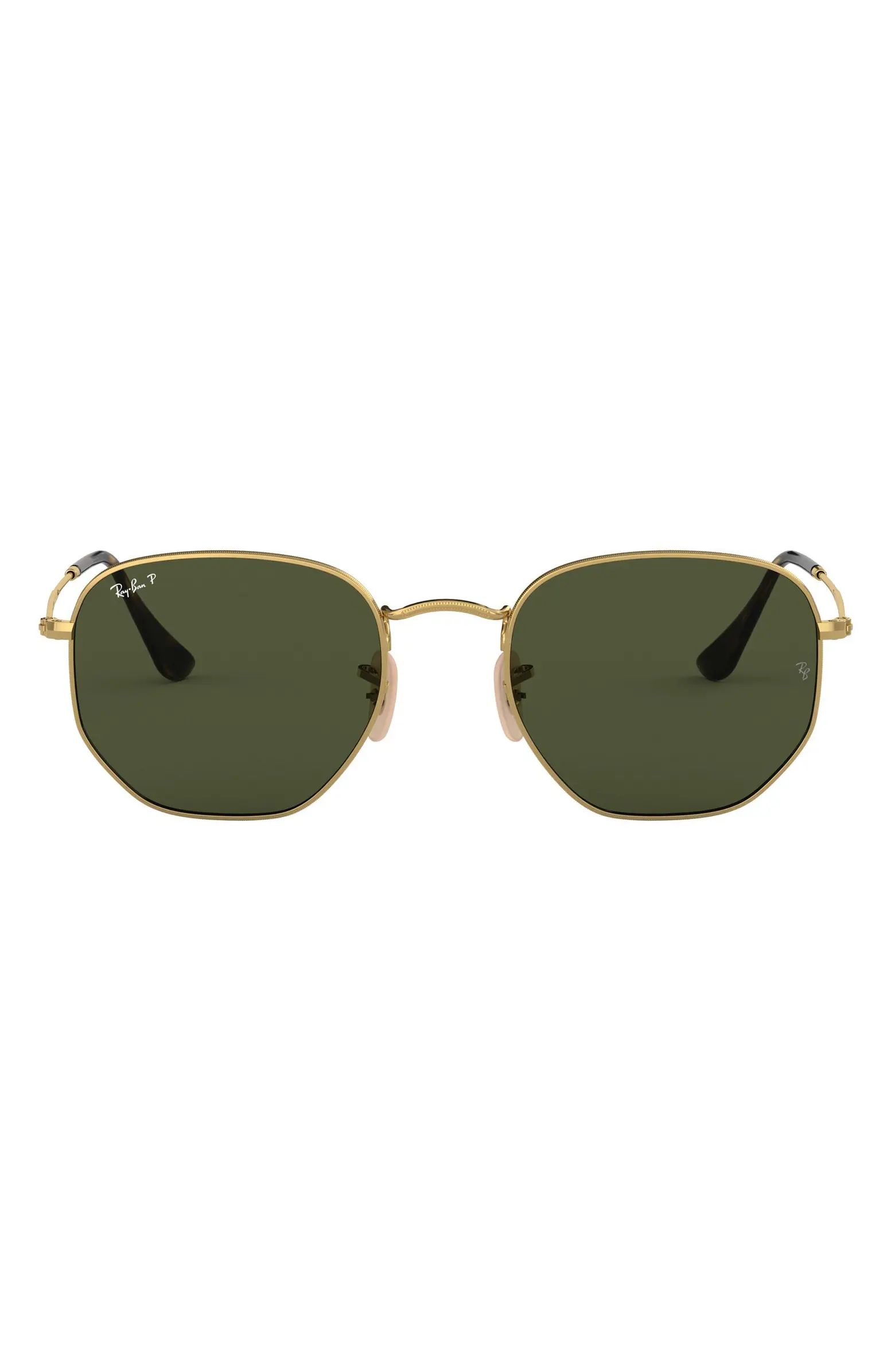 51mm Polarized Geometric Sunglasses | Nordstrom