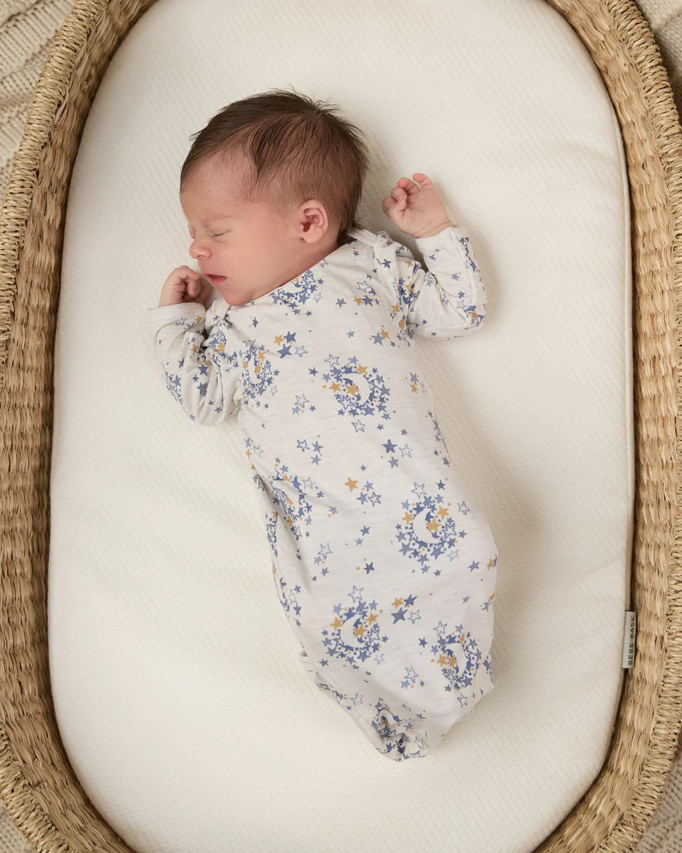 Lullaby Sky Infant Gown | Little Sleepies
