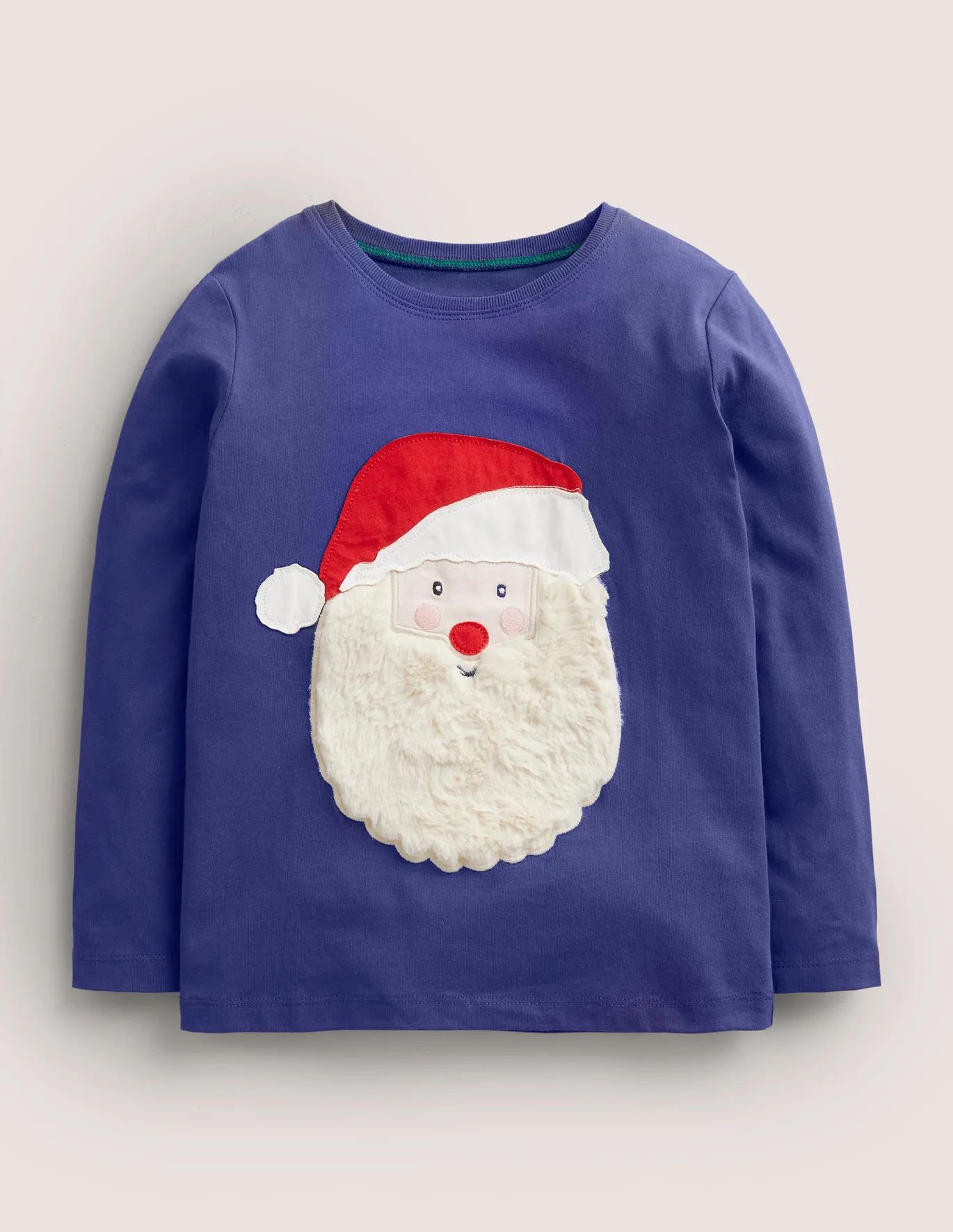 Long Fur T-shirt - Starboard Father Christmas | Boden (US)