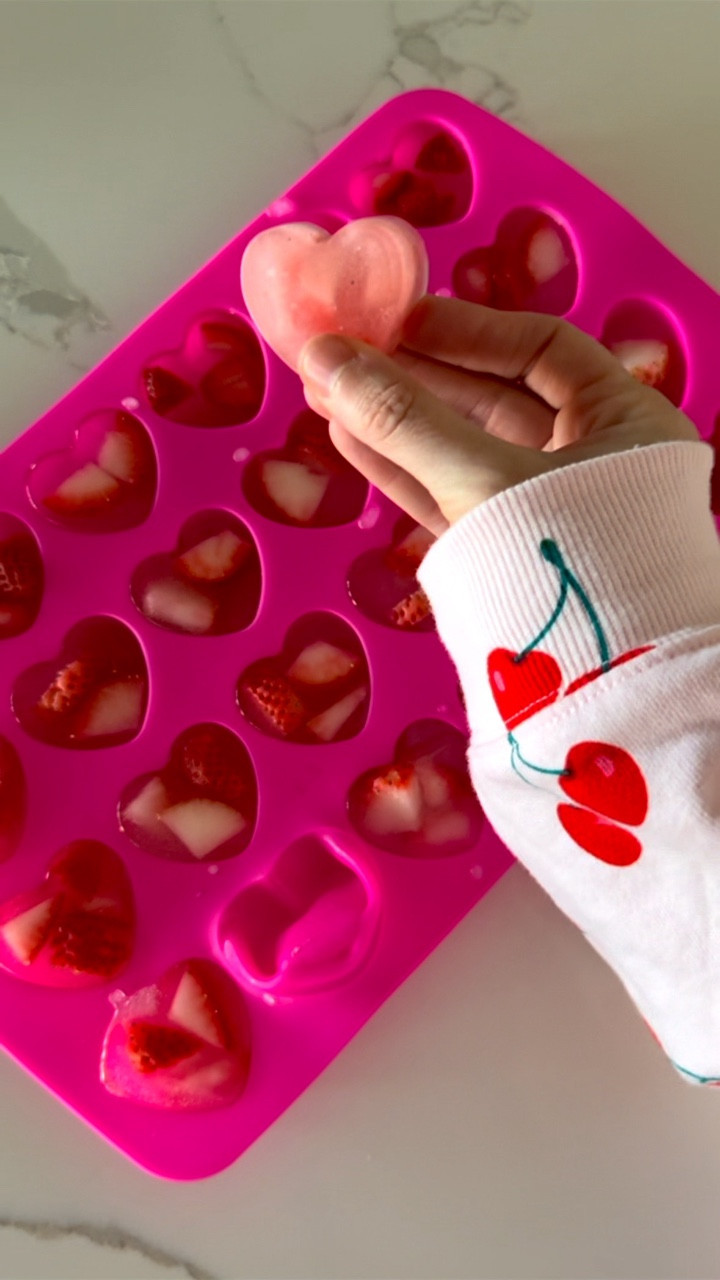 Just a girl that likes making her water cute 💅
This heart mold is perfect for so many fun things - including these strawberry ice cubes! 

Comment HEART for a dm with the 🔗 to the mold 💕

#amazonfinds #walmartfinds #icemold #valentinevibes #valentinesrecipes