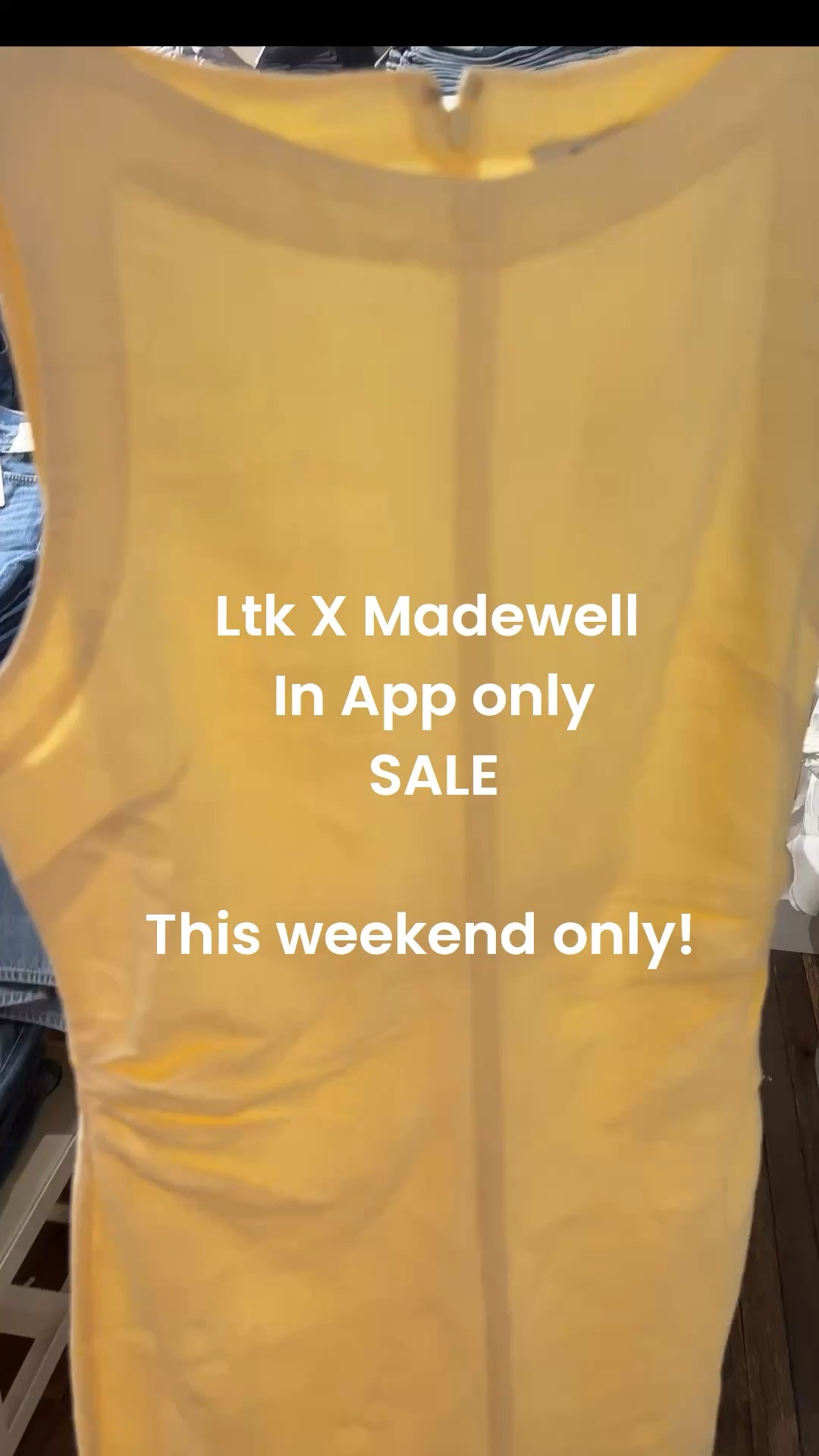 @Madewell sale (not in stores) but only with the exclusive LTk code 
Paste the code that you see at check out.

#LTKxMadewell #LTKSaleAlert #LTKOver40