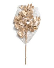 26in Glitter Leaf Bouquet | Marshalls