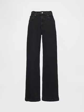 High Rise Stride Wide-Leg Jeans | Gap (US)