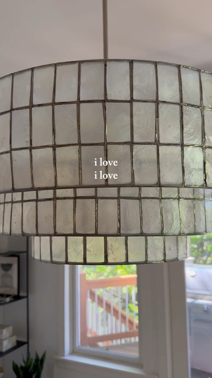 This tiered chandelier from West Elm is SO stunning. The quality is incredible and the natural capiz shells diffuse soft, warm light. It’s modern yet also feels timeless. I have it suspended over a 72” rectangle dining table. 

#LTKStyleTip #LTKHome