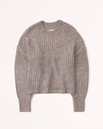 Women's Fluffy Crew Sweater | Women's Tops | Abercrombie.com | Abercrombie & Fitch (US)