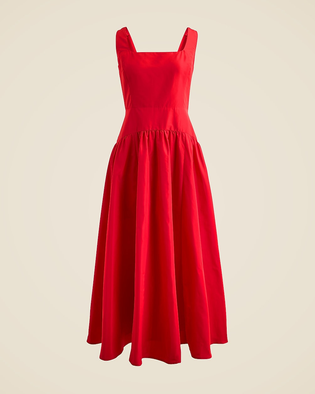 Collection drop-waist dress in taffeta | J. Crew US