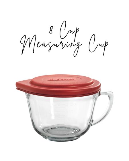 The perfect oversized measuring cup. You can use it as a bowl or a measuring cup  