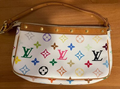 Louis Vuitton White Multicolor Pochette Accessories  | eBay | eBay US