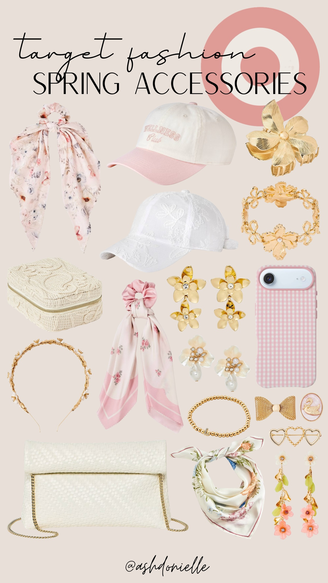Target new spring accessories

woven crossbody bags
oversized everyday sunglasses
minimal gold jewelry
lightweight silk scarves
neutral baseball hats
layered dainty necklaces
pastel claw clips
statement straw totes
classic leather belts
elevated hair accessories

#LTKSaleAlert #LTKSeasonal