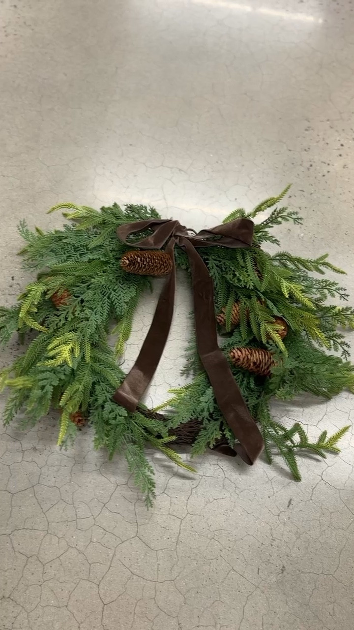 Y’all take your Christmas home decor to the next level with this Gorgeous cedar and pinecones Christmas wreath!!
Super cute, looks designer, and feels and looks so realistic!

Commission Links - Walmart partner

Home decor, Christmas decor, wreath, cozy vibes, Walmart finds, VintagePickin

#LTKHome #LTKHoliday #LTKSeasonal