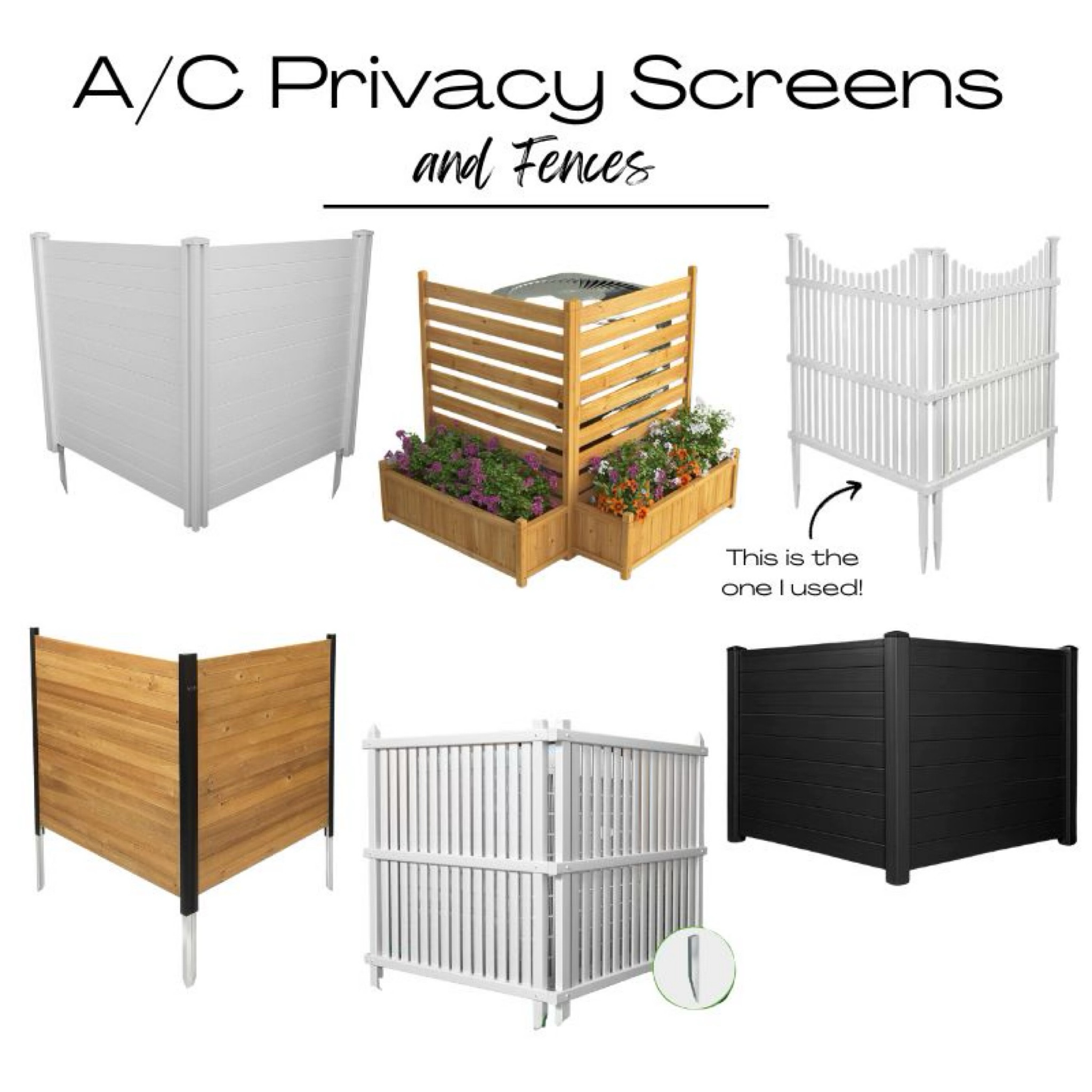 Elevate your outdoor oasis with our premium AC unit privacy fences and screens! ☀️🌿 Say goodbye to unsightly AC units and hello to stylish, functional solutions. Check out our top picks below and transform your space today! 💫

#ACUnitPrivacy #OutdoorLiving #HomeImprovement #BackyardUpgrade #PrivacyScreen #CoolingSolutions #HomeDecor #SummerVibes #HomeInspo #ACMakeover #OutdoorDesign #StayCool #TransformYourSpace #BeatTheHeat #HomeStyle #LandscapeDesign #InstantUpgrade #HomeGoals #HotDaysCoolNights #ACUnitCover #PrivacyMatters #FunctionalDesign #OutdoorChillzone #HiddenACUnit #InnovativeSolutions #DIYHome #ShopNow #LinkInBio

#LTKhome #LTKstyletip #LTKfamily