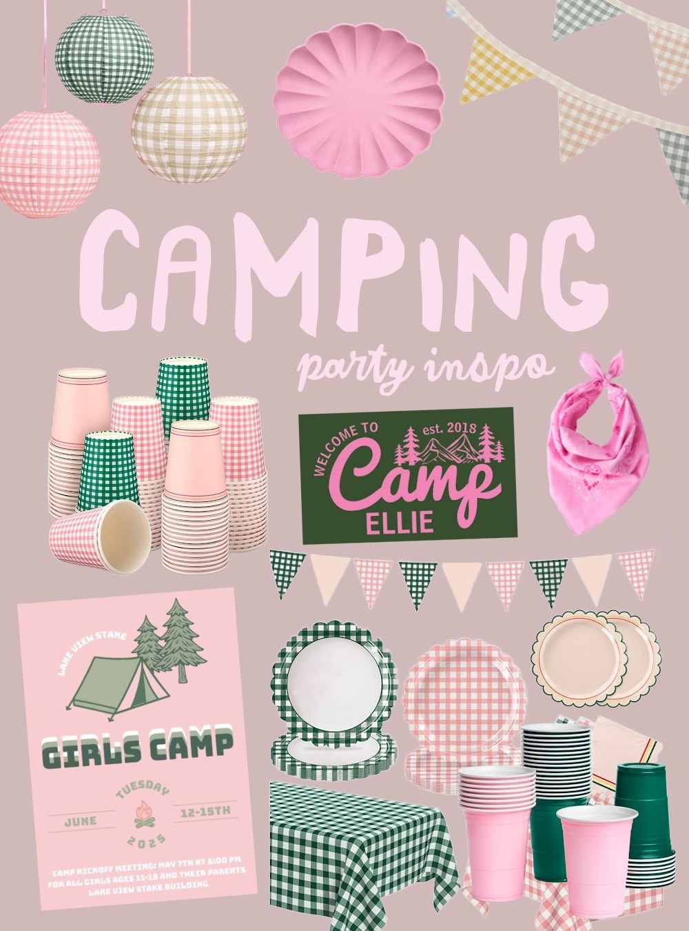 Camping party inspo 🏕️✨🌸

#LTKHome #LTKmomlife #LTKKids