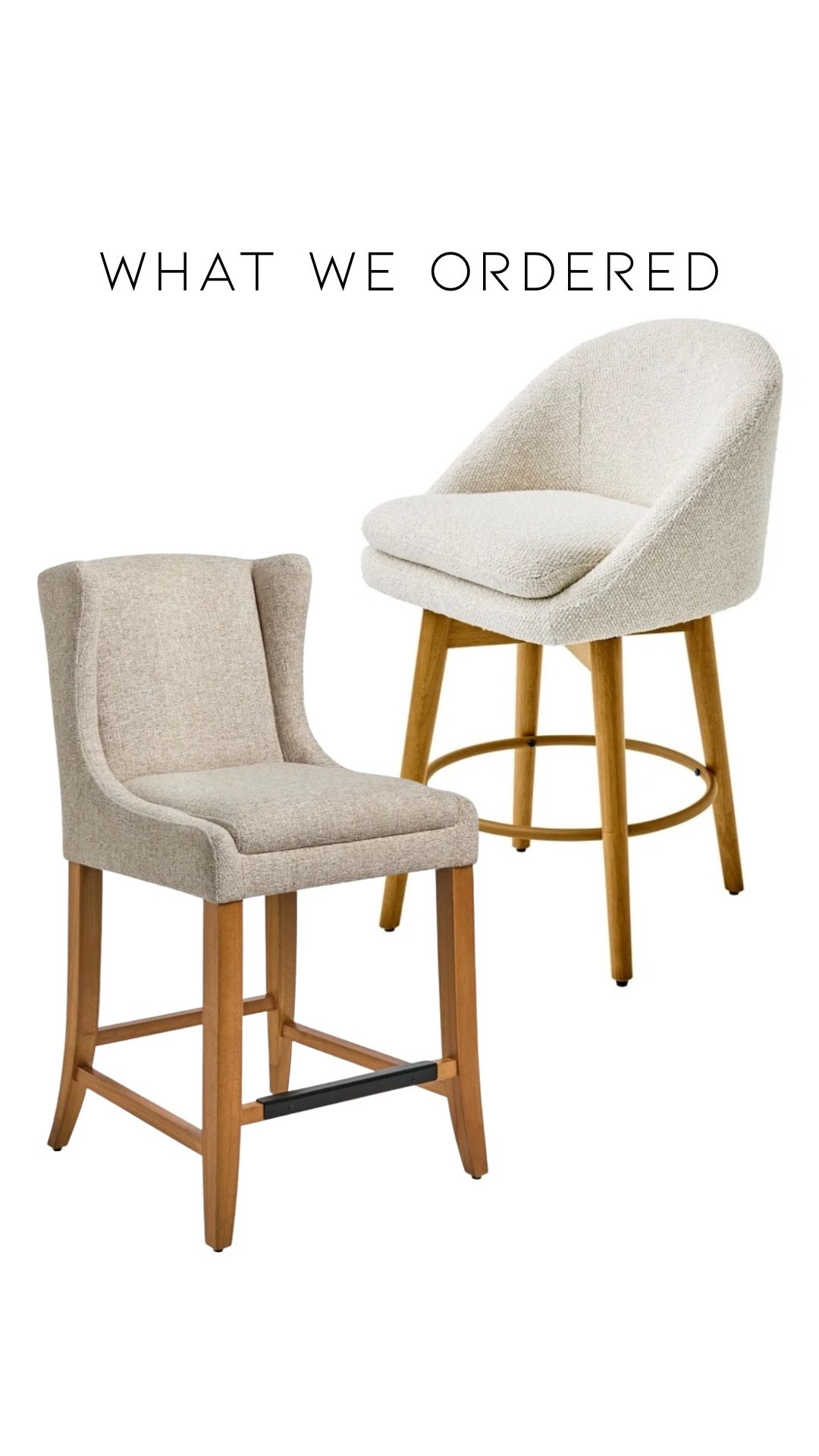 We decided to order a set of each to see which fits in the space better!  Both are Walmart Better Homes and Gardens!

#LTKHome #LTKOver40 #LTKFindsUnder100