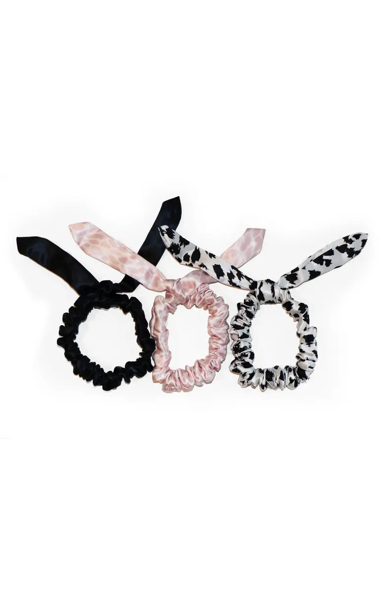 slip Pure Silk 3-Pack Bunny Hair Ties | Nordstrom | Nordstrom