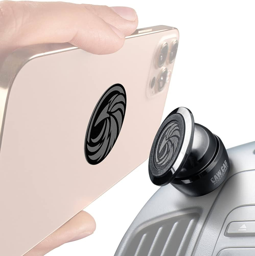 Universal Car Phone Mount Magnetic - All-Metal Car Mount for Smartphone & GPS - Cell Phone Holder... | Amazon (US)