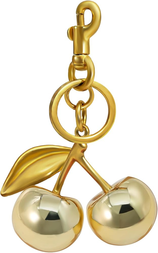 Cherry Keychain & Bag Charm - Cute Cherry Accessories for Women - Gift | Amazon (US)
