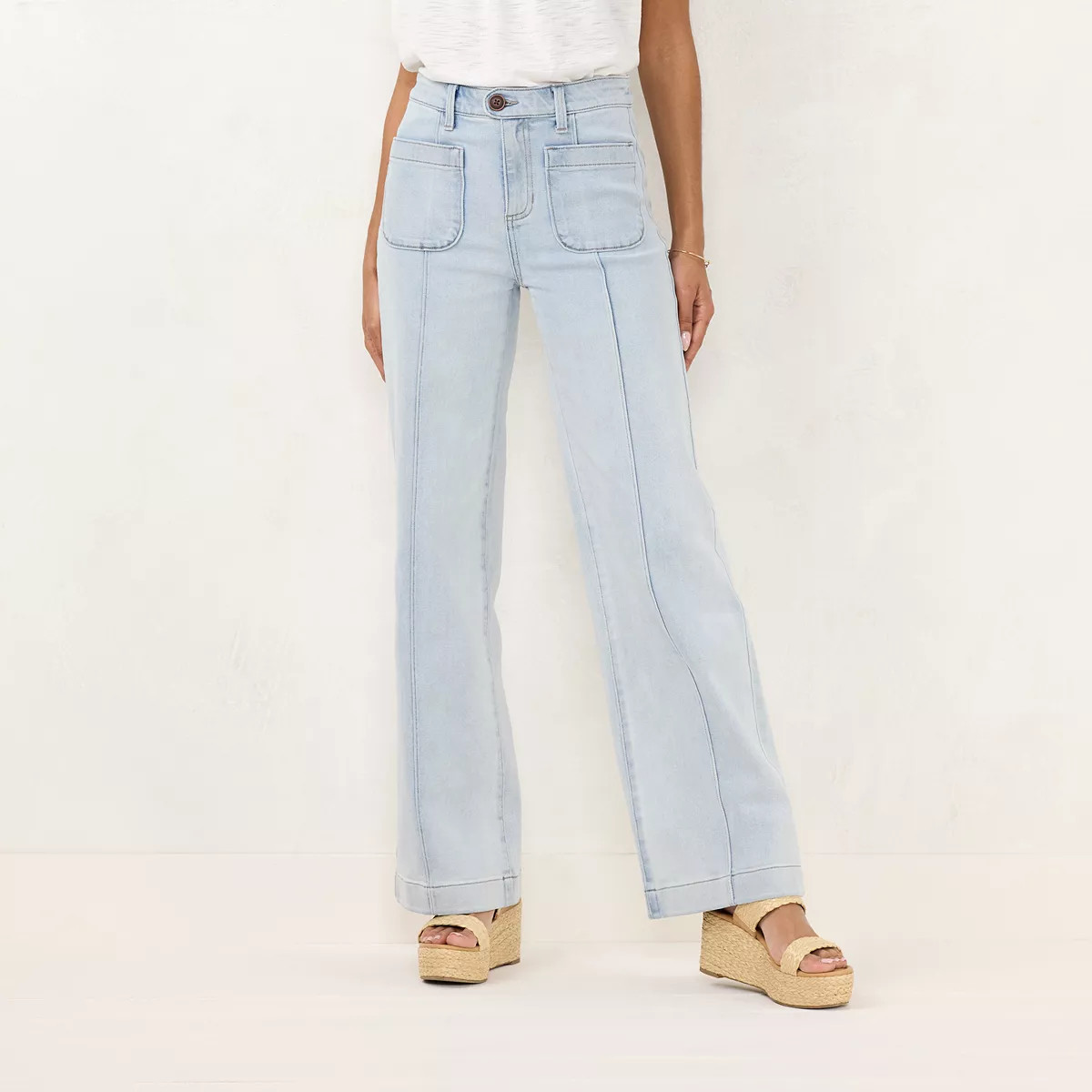 Women's LC Lauren Conrad Super High Waisted Flare Jeans | Kohl's