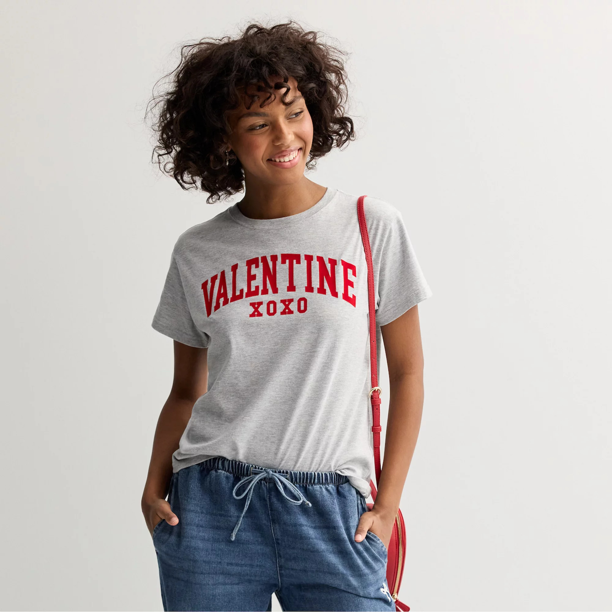 Juniors' Valentine XOXO Valentine's Day Graphic Tee | Kohl's