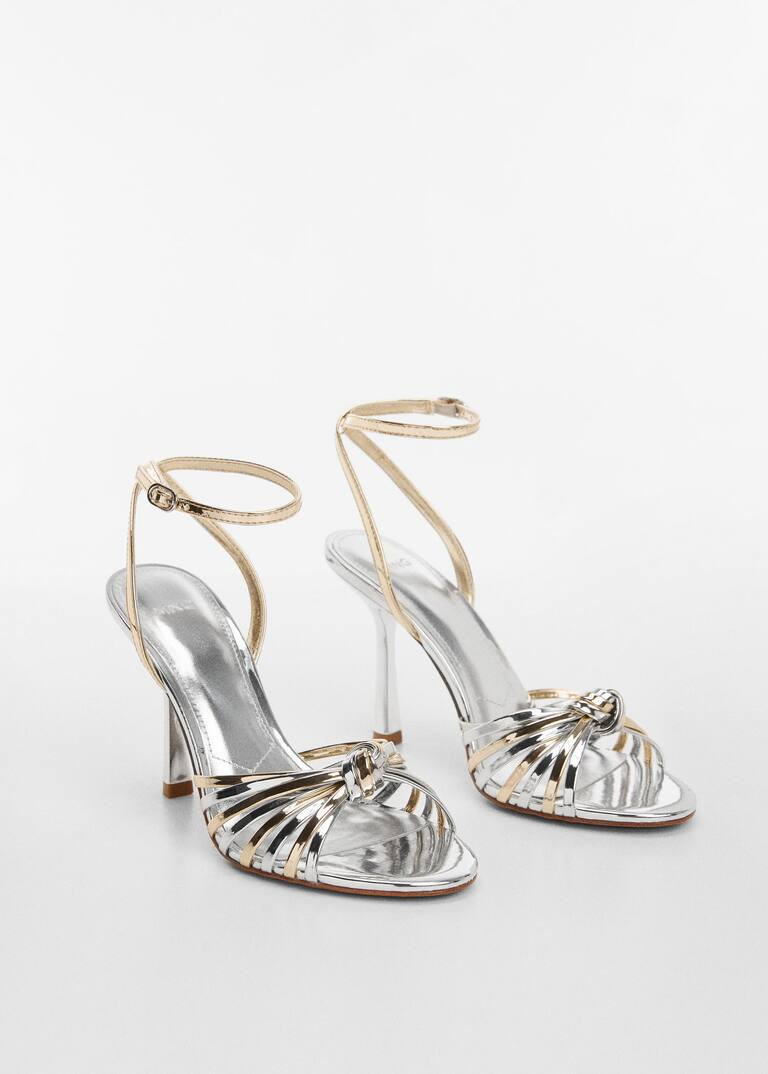 Strappy heeled sandals -  Women | Mango United Kingdom | MANGO (UK)